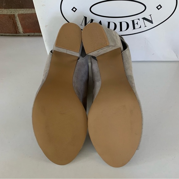 Steve Madden Nonstp Heel Grey Suede Block Heel Sandals Women’s Size US 6.5 M - Picture 10 of 10